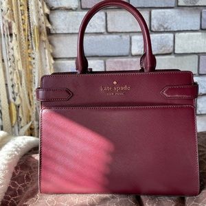 Kate Spade NY  Leather Satchel w/FREE card case